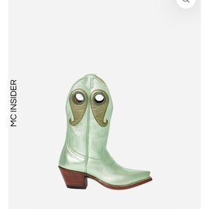 ISO Miron Crosby Metallic Green Molly boot size 7.5 to 10